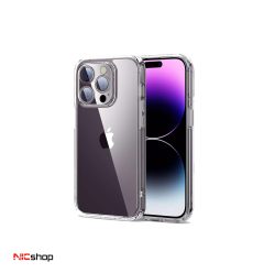 گارد شفاف آیفون 14 پرومکس مدل راک