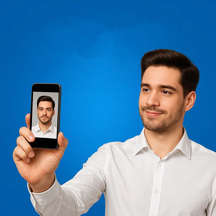 عکس پرسنلی با گوشی موبایل