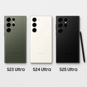 مقایسه گوشی‌های طرح سامسونگ S23 Ultra، S24 Ultra و S25 Ultra